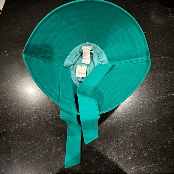NWT Free People Shoreline Bucket Hat Kelly Green Removable Straps OS - Picture 8 of 12